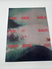 Nine Inch Nails Peel It Back 2025 Tour Official Poster 18x24 NIN Phoenix Dented