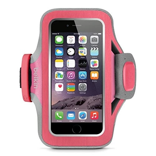 Brazalete Belkin Slim-Fit Plus para iPhone 6/6s (rosa) Foto 2 de 4