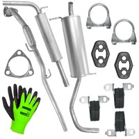 SchalldäMpferset Auspuff FüR VW Polo 4 IV 9N FließHeck 1.2 (2001-03/2006)