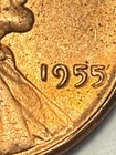 **  1955  UNC. LINCOLN CENT - POOR MAN'S DOUBLE DIE ERROR - PRICED TO SELL 🔥 **