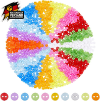 Mini KunststoffknöPfe 4Mm Bunt FüR Puppenkleidung NäHen Basteln 1000 StüCk