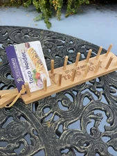 Wood Taco Holder, Bamboo Taco Holders Gift New
