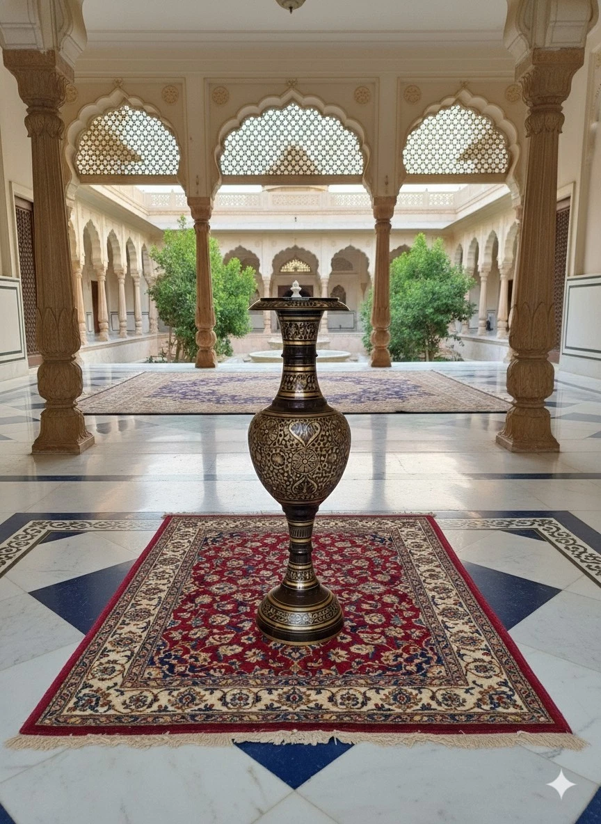 黄铜花瓶花瓶| eBay