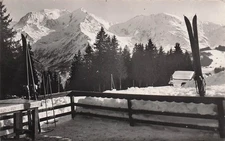 74 LES BETTEX LA TERRASSE DU CHALET GABRIEL ET LE MASSIF DU
