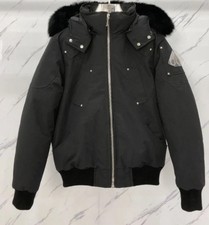 Winter Classic Warmth Moose Knuckles Scissors Down Jacket Rivet Hoodie Coat  