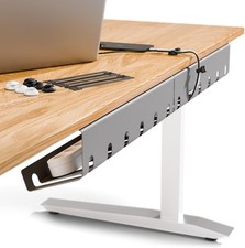 Under Desk Cable Management Tray Set of 2 w/ Cable Ties Desk Organizer