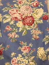 Eddie Bauer Home Heritage Roses Blue Duvet Cover TWIN USA