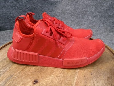 Adidas NMD_R1 Men's Size 9.5 US Scarlet Red Athletic Shoes Sneakers FV9017
