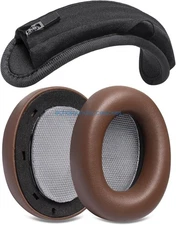 Ear Pads Headband Cushion Cover Kit for Beyerdynamic Lagoon ANC Headphone(Brown)