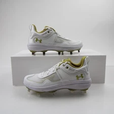 Under Armour Glyde Softball Cleat Women's White/Gold New without Box