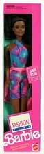 Fashion Play Bambola Barbie Nera - 3842 mai rimossa dalla scatola 1991 Mattel, Inc.