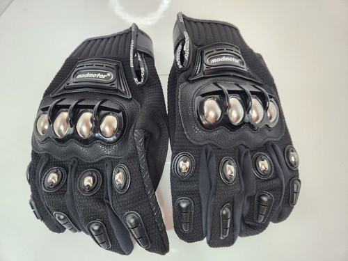 MADMOTOR MOTORCYCLE GLOVES STEEL KNUCKLES - SIZE XXL - NEW NO TAGS MOTOR CROSS - Picture 2 of 11