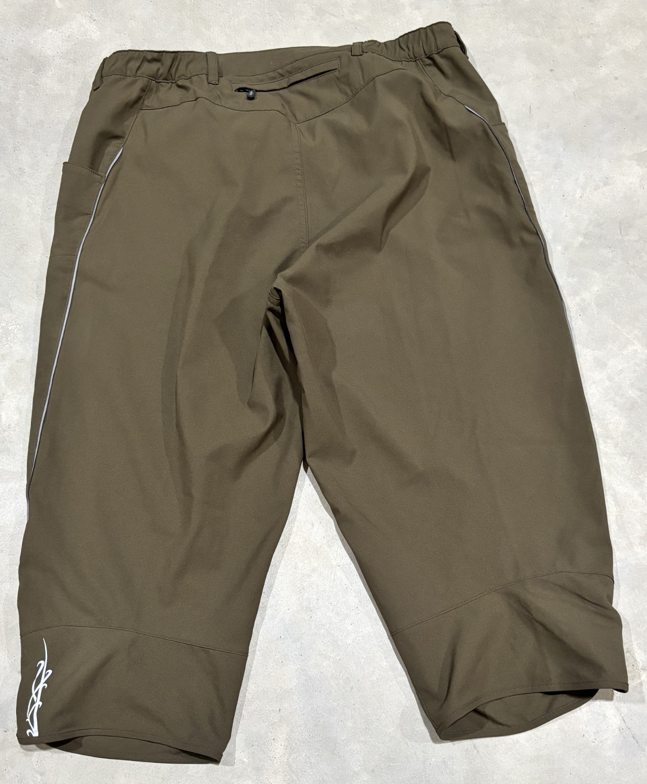 Gore Bike Wear Softshell Polyester Thigh Length Trail Shorts Womens XL Green