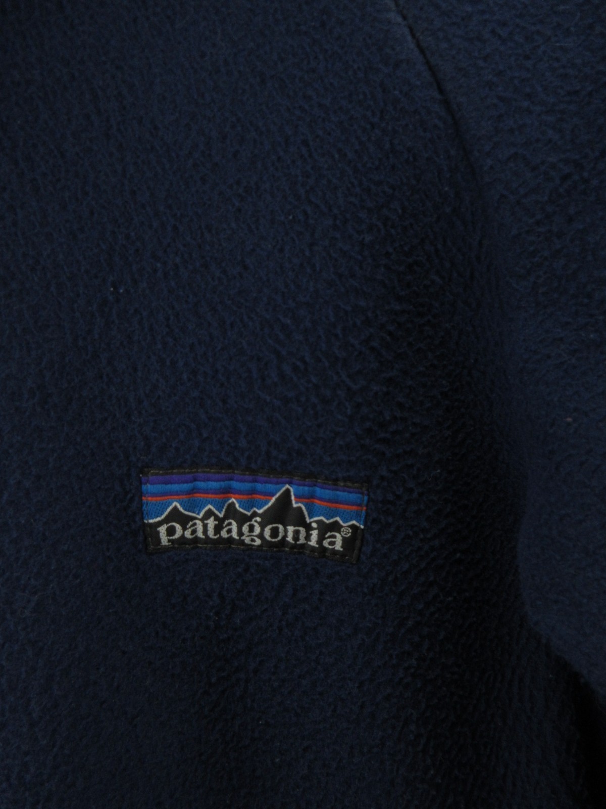 VINTAGE Patagonia Jacket Men Medium Blue Deep Pile Fleece Bomber Coat 80s 90s * thumbnail 6