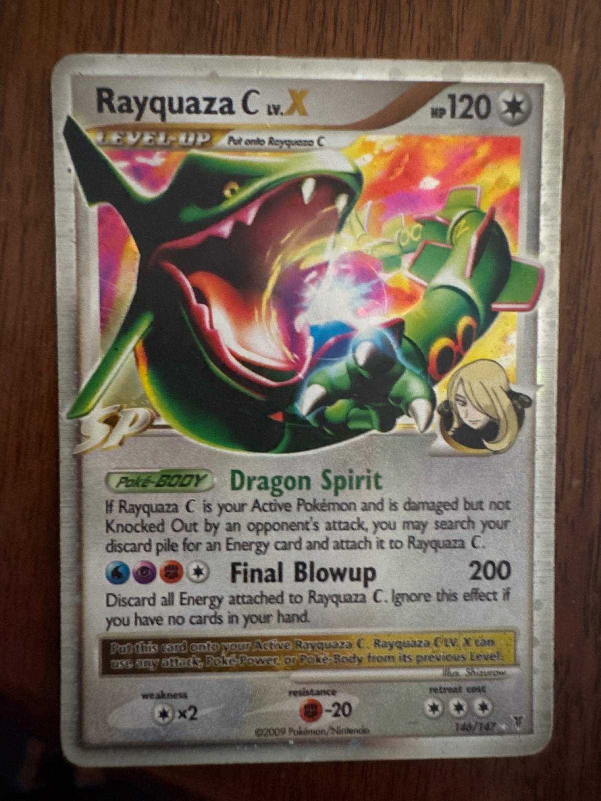 Rayquaza c pokemon card