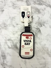 ALDI Quarter Holder Keeper Vista Bay Seltzer Drink NEW 2020 Keychain NWT