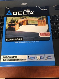 Delta Plan Series Full Size Woodworking Plans Planter ...