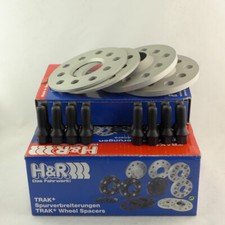 H&R Spurverbreiterung 10/30mm silber für Opel Agila Typ H-B Suzuki Swift