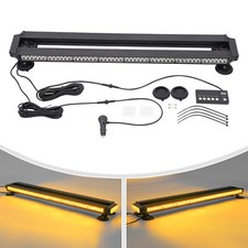 37 104 Led Strobe Light Bar Amber Response Emergency Beacon Warn Tow Truck New