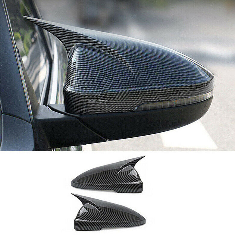 For Kia K5 2021-23 Carbon Fiber OX Horn Rear View Side For Kia K5 2021-23 Carbon Fiber OX Horn Rear View Side