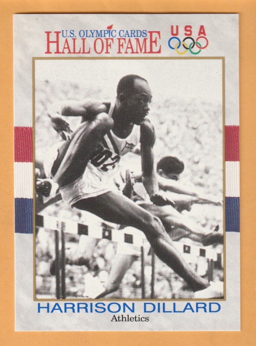 Harrison Dillard 1991 Impel U.S. Olympic Hall of Fame #15 Cleveland Ohio