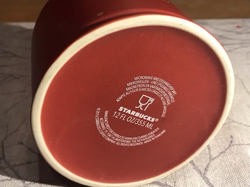 Starbucks Coffee Mug Weihnachten Rot, 355ml, 12 Fl Oz, Wie Neu - Bild 5 von 5