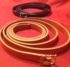 3/4" Wide Slender Medieval Brass Buckle Belt SCA Faire Pirate Rennie Knight