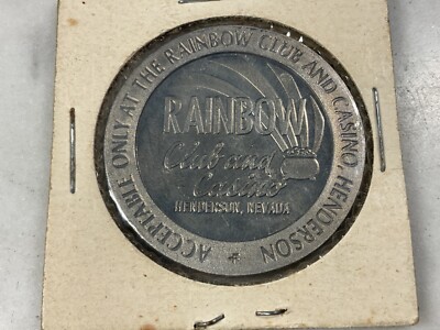 Dollar Token from the Rainbow Club Casino Henderson Nevada 1967