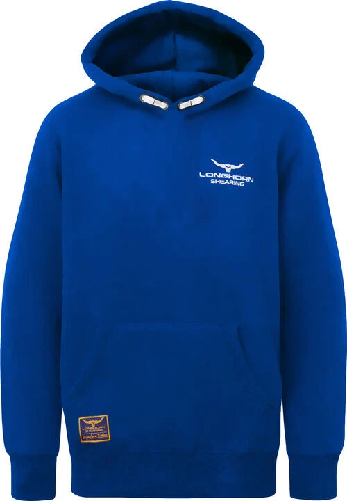 HORNER SHEARING Longhorn Shearing Kids Signature Series Hoodie Cobalt