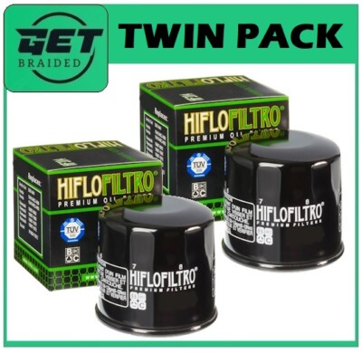 2x HiFlo Ölfilter Konvolut passend für Kawasaki VN1600 D7F, D8F Nomad 2007 2008
