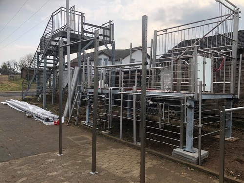 Turnreck Turnstange Reckstange Klimmzugstange 3,0M Doppelreck Edelstahl - Bild 7 von 10