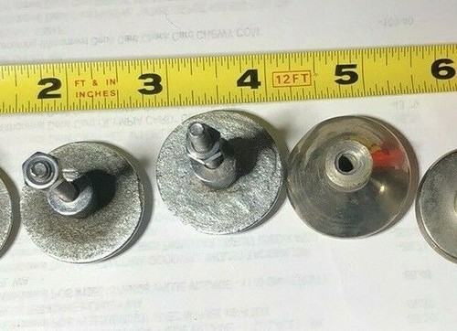 Tool Drawer Pulls Knobs Phillips Flat Lot x 5 Metal Numbers Tools Silver Color - Imagen 5 de 7