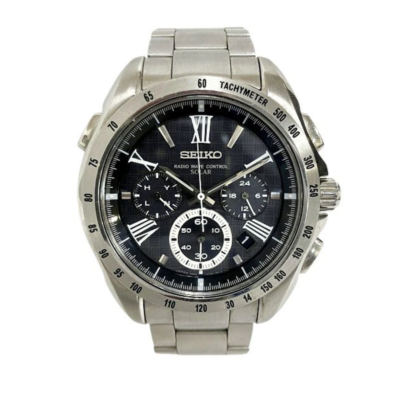 USED Excellent]Seiko Brightz 8B82-0AG0 Purple Dial Solar