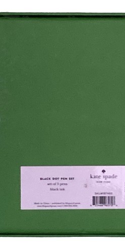 Juego de caja de anidación Kate Spade (3) blanco y negro/rayas/polkadot/leopardo difícil de encontrar raro nuevo con etiquetas + regalos - Imagen 15 de 16