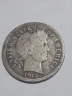 1912 D  BARBER DIME