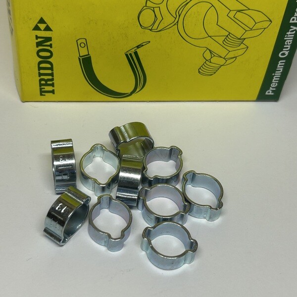 Tridon TEC911 Double ear clamps x 10 9mm11mm Zinc plated steel eBay