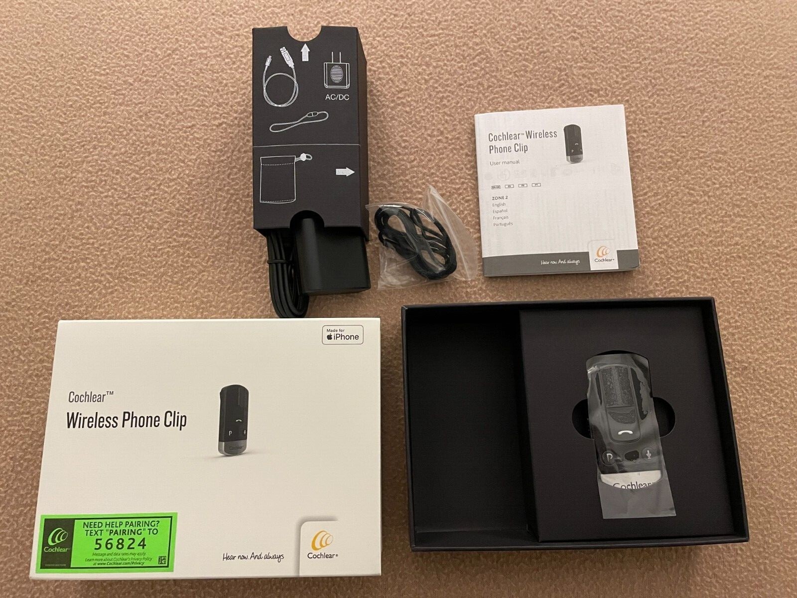 Cochlear Wireless Phone Clip for iPhone or Android