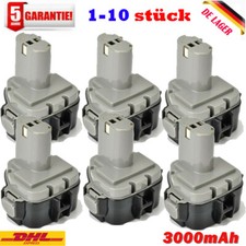 10x Per Makita 12V 3Ah Ni-MH batteria originale 1220 1222 1233 1234 1235 1235F 192598