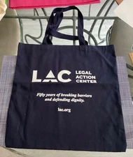 Legal Action Center shopping tote book tote