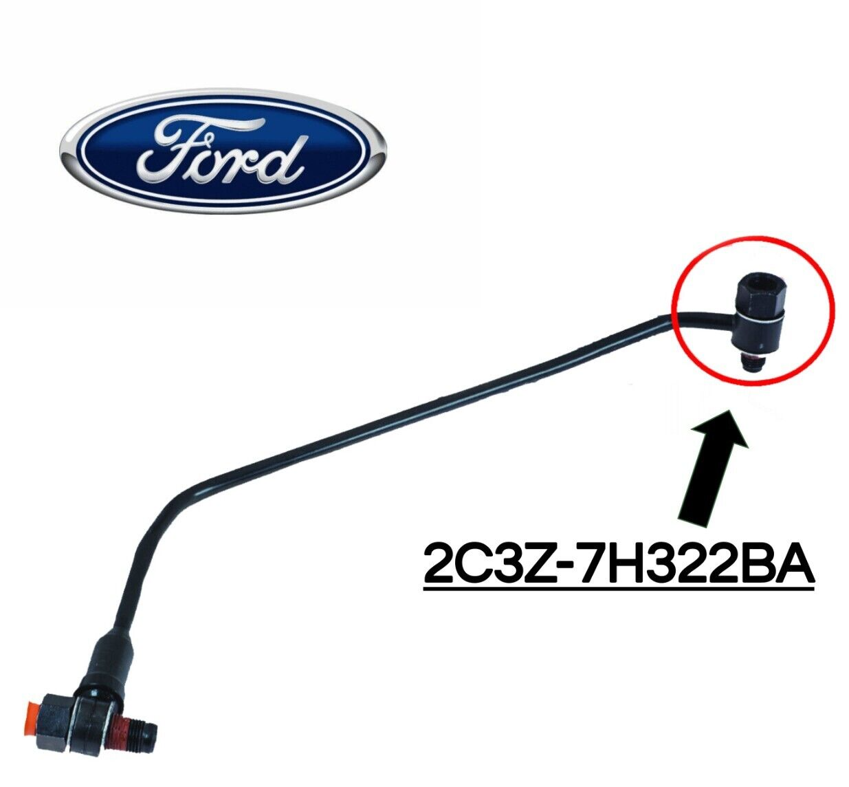 fits Ford E4OD 4R100 Transmission Cooler Tube Thermo Bypass Valve