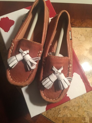 Brand New in Box Venettini Loafers Brown With White Tassel Boys Size 25 - Picture 7 of 7