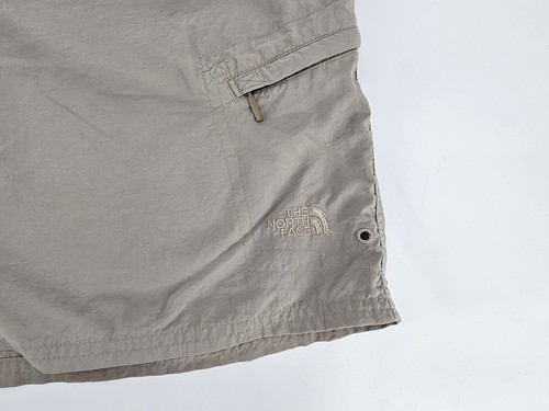 The North Face Men's Hiking Shorts XL Zipper Pockets Khaki Brown - Picture 4 of 9