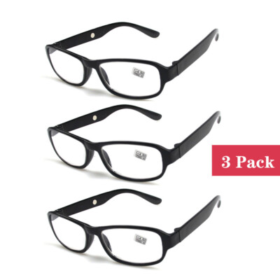 3x Business Style Metall Lesebrille Dioptrien wählbar +4,50 +5,00 +5,50 +6,00