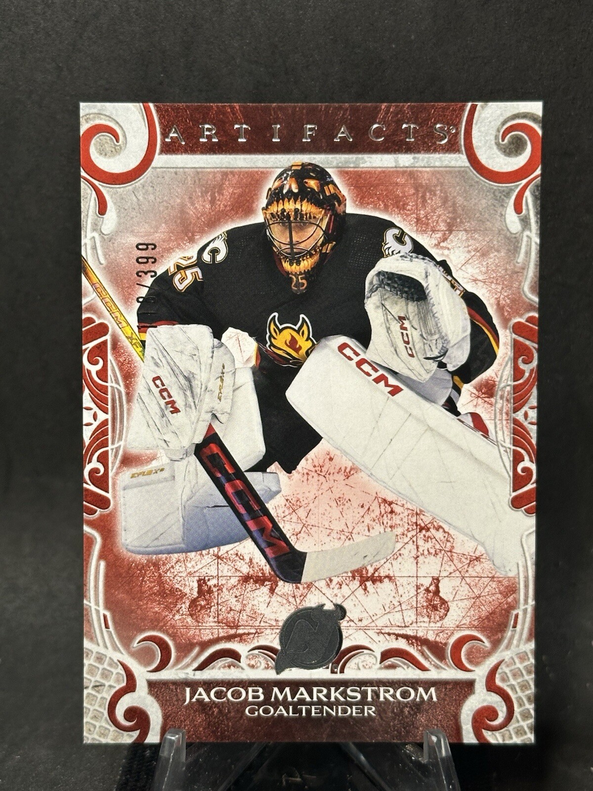 Jacob Markstrom 2024-25 Upper Deck Artifacts Ruby /399 New Jersey Devils #111