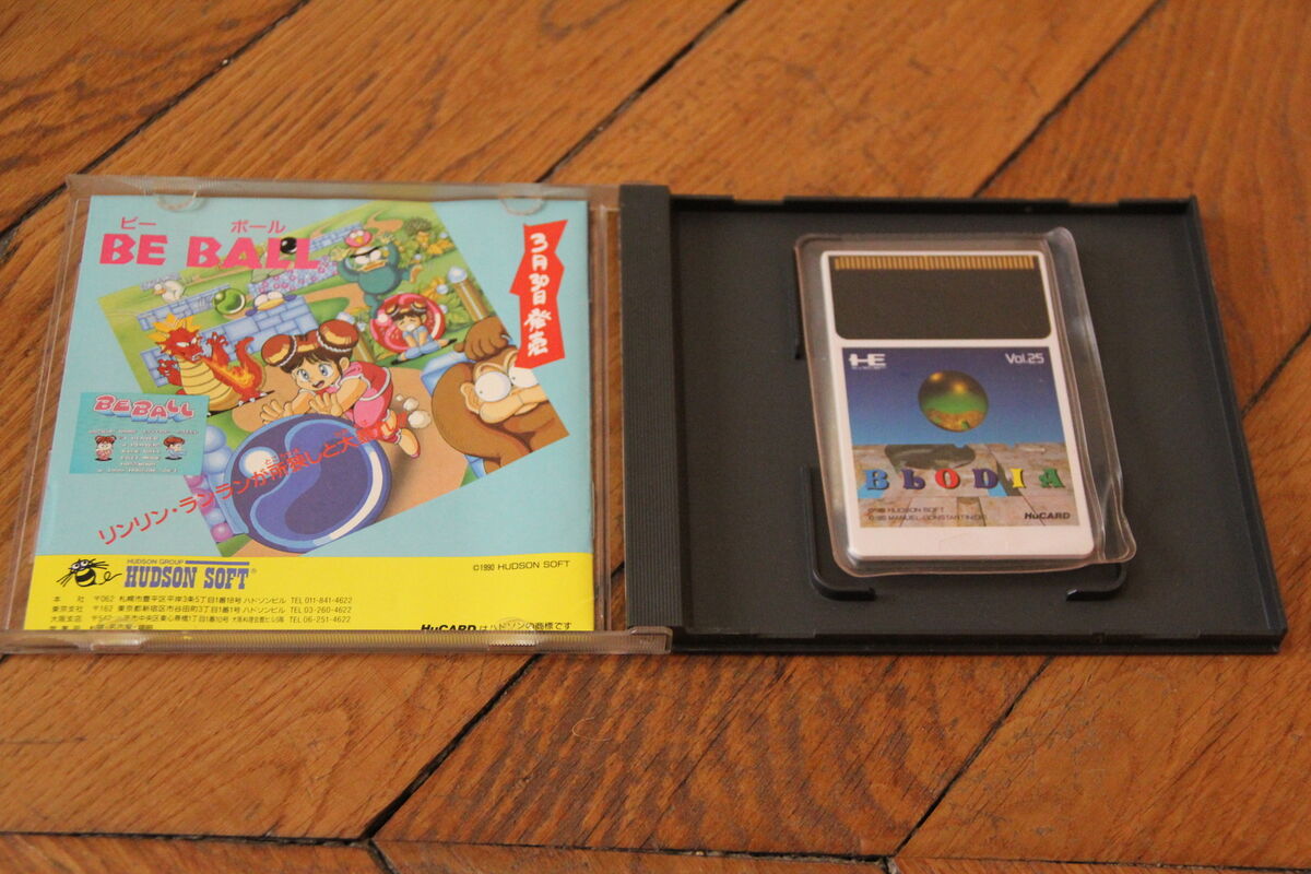高品質の激安 Engine Pc Blodia NEC Boxed HC90027 Japan Hucard Jeux Games パズル、迷路