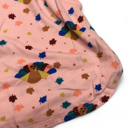 Dot Dot Smile SWING Dress Girls Size 3/4T Turkeys Fall Print NWT - Picture 4 of 9