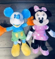 Mickey  Minnie Mouse Disney Store Plush Lot Doll Parks Blue Green Kids Toy 28