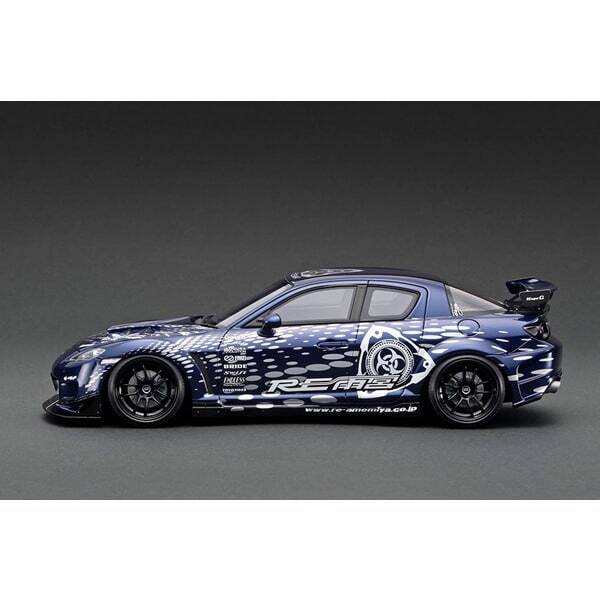 Ig3243 1/18 Mazda Rx-8 Se3P Re Amemiya Blue Metallic With Mr
