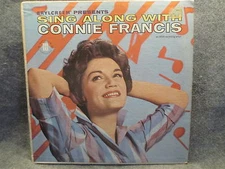 33 RPM LP Record Sing Along With Connie Francis Mati-Mor SupeRecords 8002