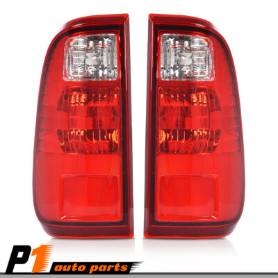 Pair Red Tail Lights Fit For 08-16 Ford Super Duty F150 F-250 F-350 F-450 F-550